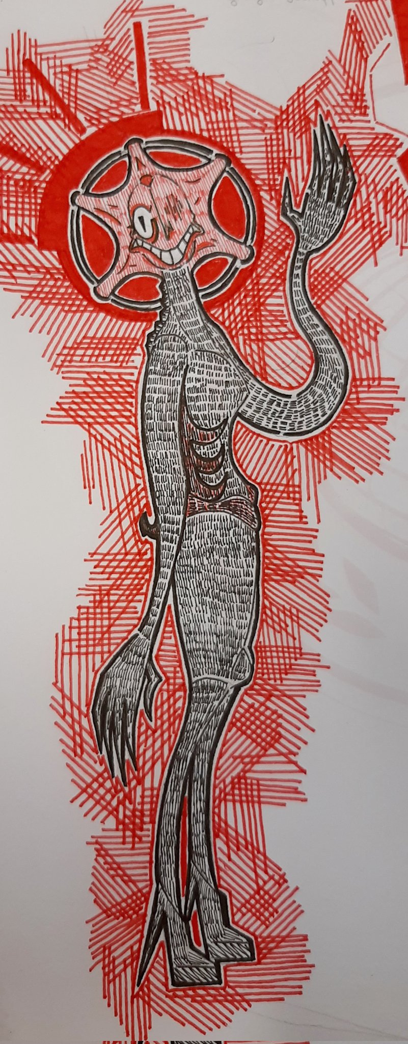 dysmorphia (fear and hunger termina) drawn by maryhatestwt