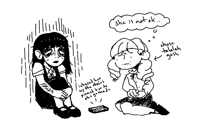 samarie and marina domek (fear and hunger termina) drawn by bapobabingo