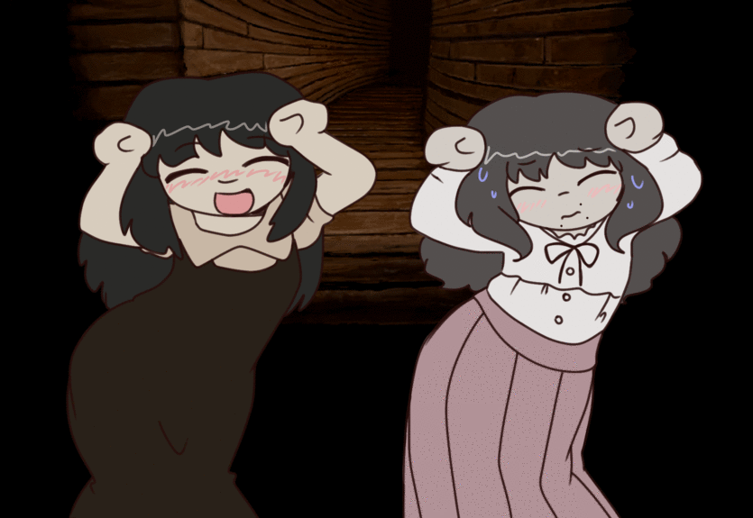 samarie and marina domek (fear and hunger termina) drawn by yiiku0