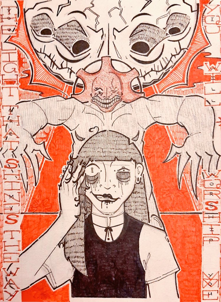 samarie, dysmorphia, and rher (fear and hunger termina) drawn by maryhatestwt