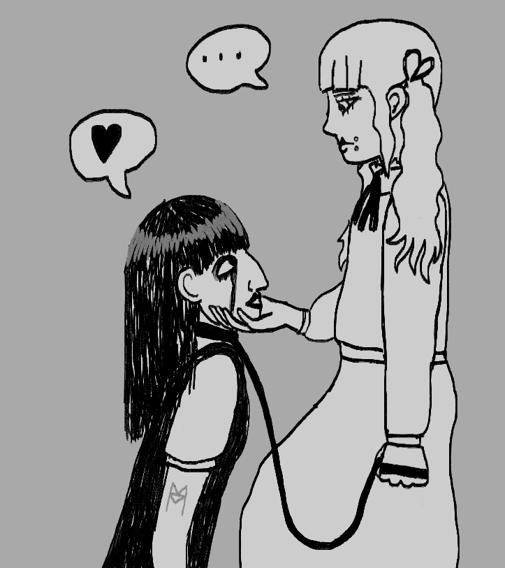 samarie and marina domek (fear and hunger termina) drawn by ventressluvr