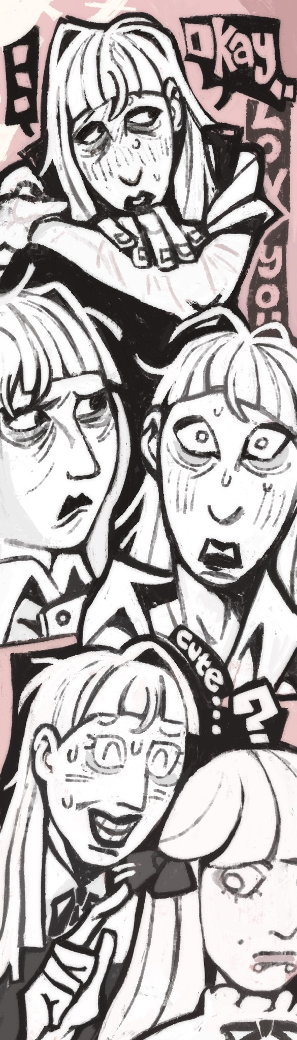 samarie and marina domek (fear and hunger termina) drawn by wombrion