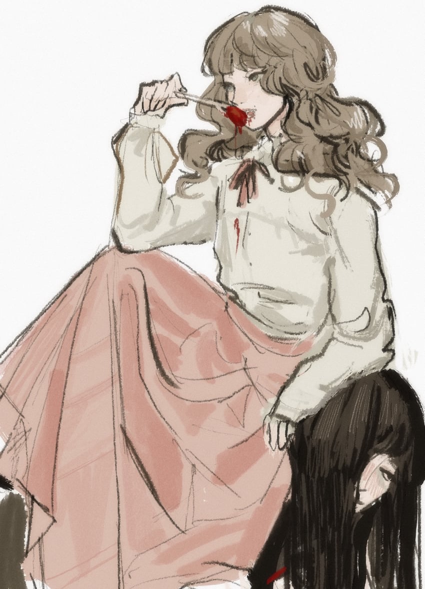 samarie and marina domek (fear and hunger termina) drawn by mochapao
