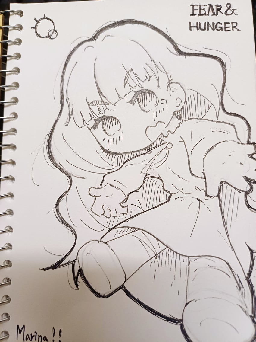 marina domek (fear and hunger termina) drawn by gazter