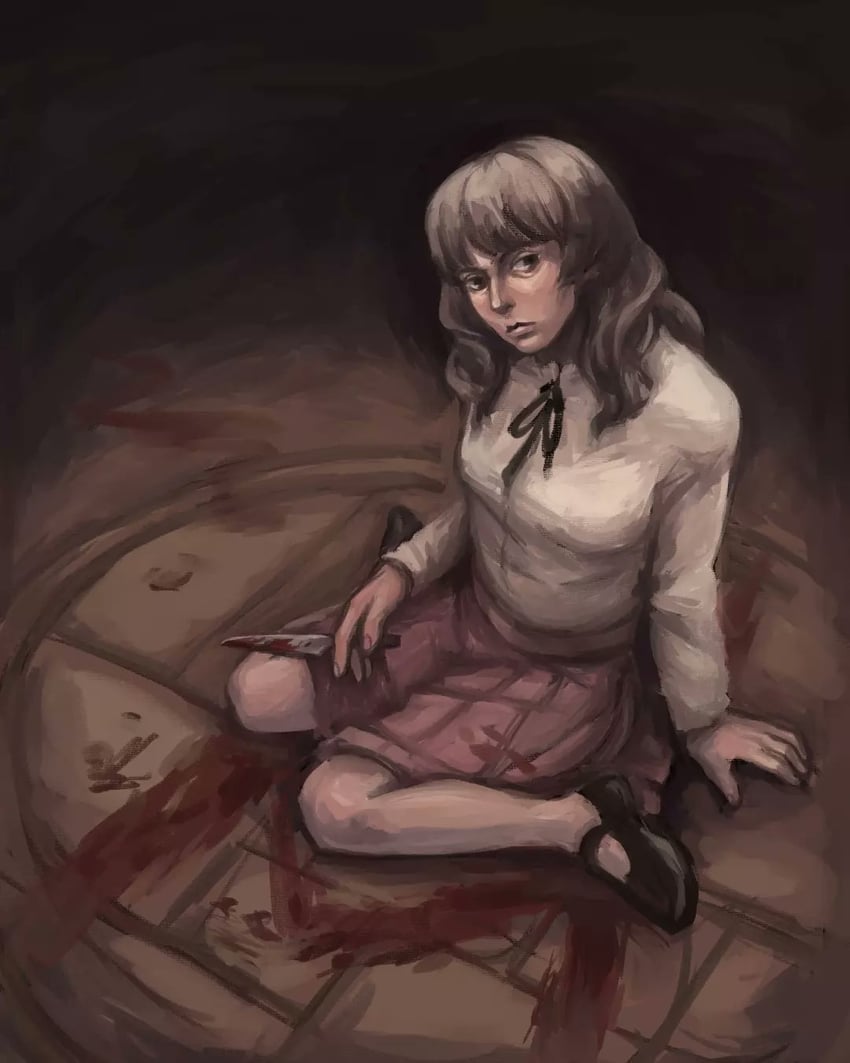 marina domek (fear and hunger termina) drawn by r0r1chka