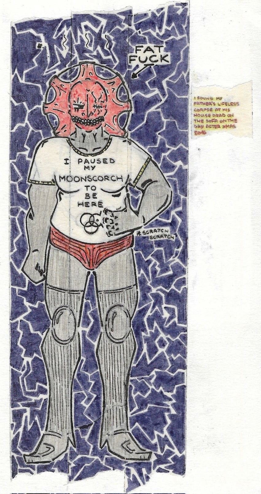 dysmorphia (fear and hunger termina) drawn by maryhatestwt