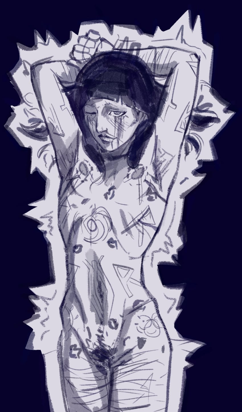 marina domek (fear and hunger termina) drawn by chakadonb