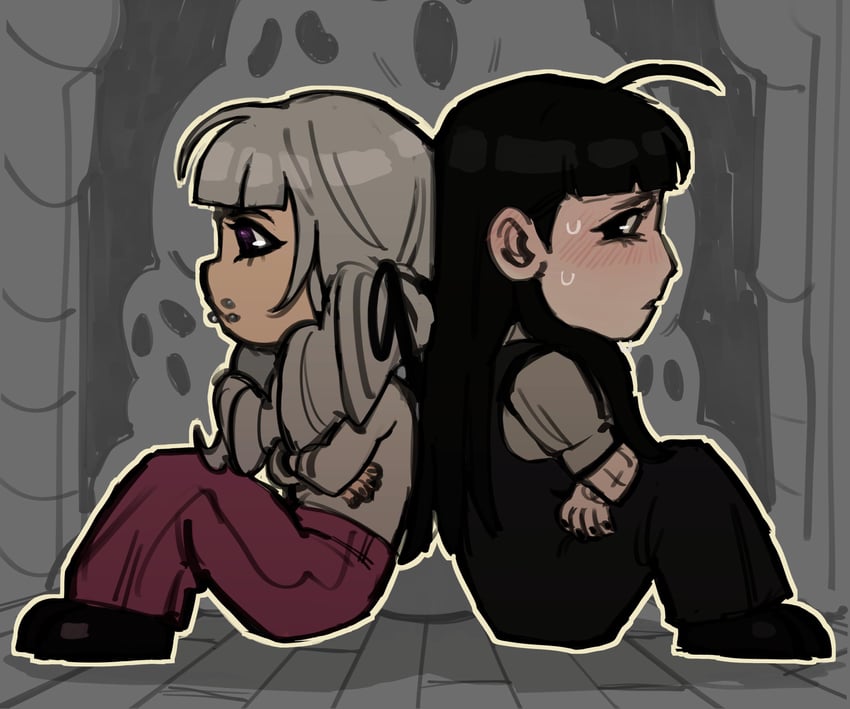 samarie and marina domek (fear and hunger termina) drawn by uio590