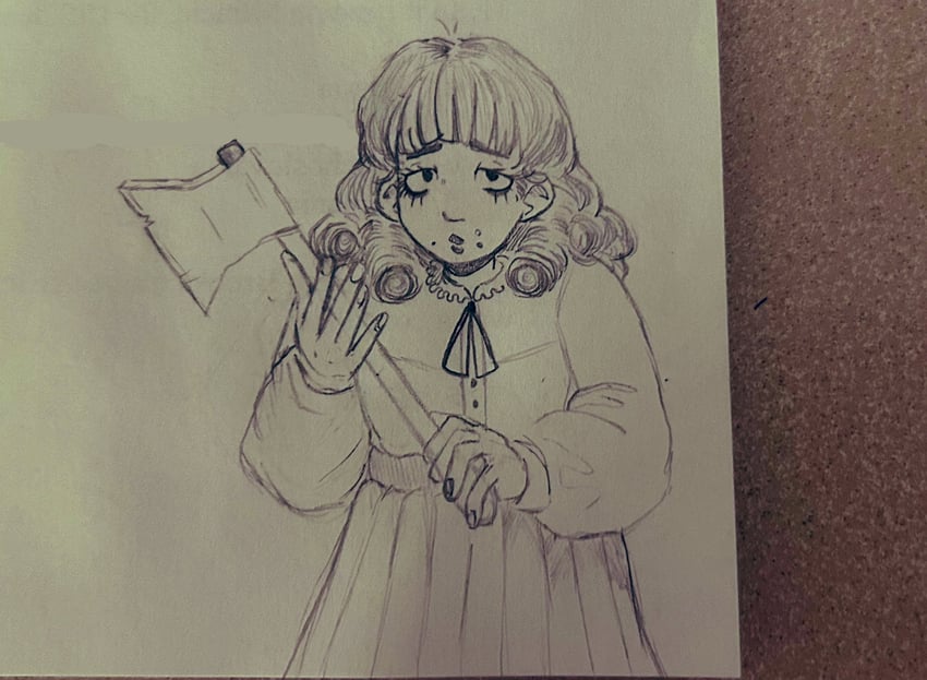 marina domek (fear and hunger termina) drawn by alphacalzo