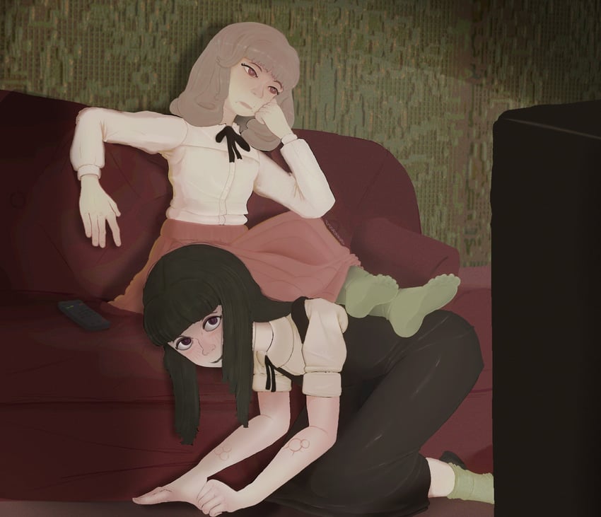 samarie and marina domek (fear and hunger termina) drawn by dssbnud