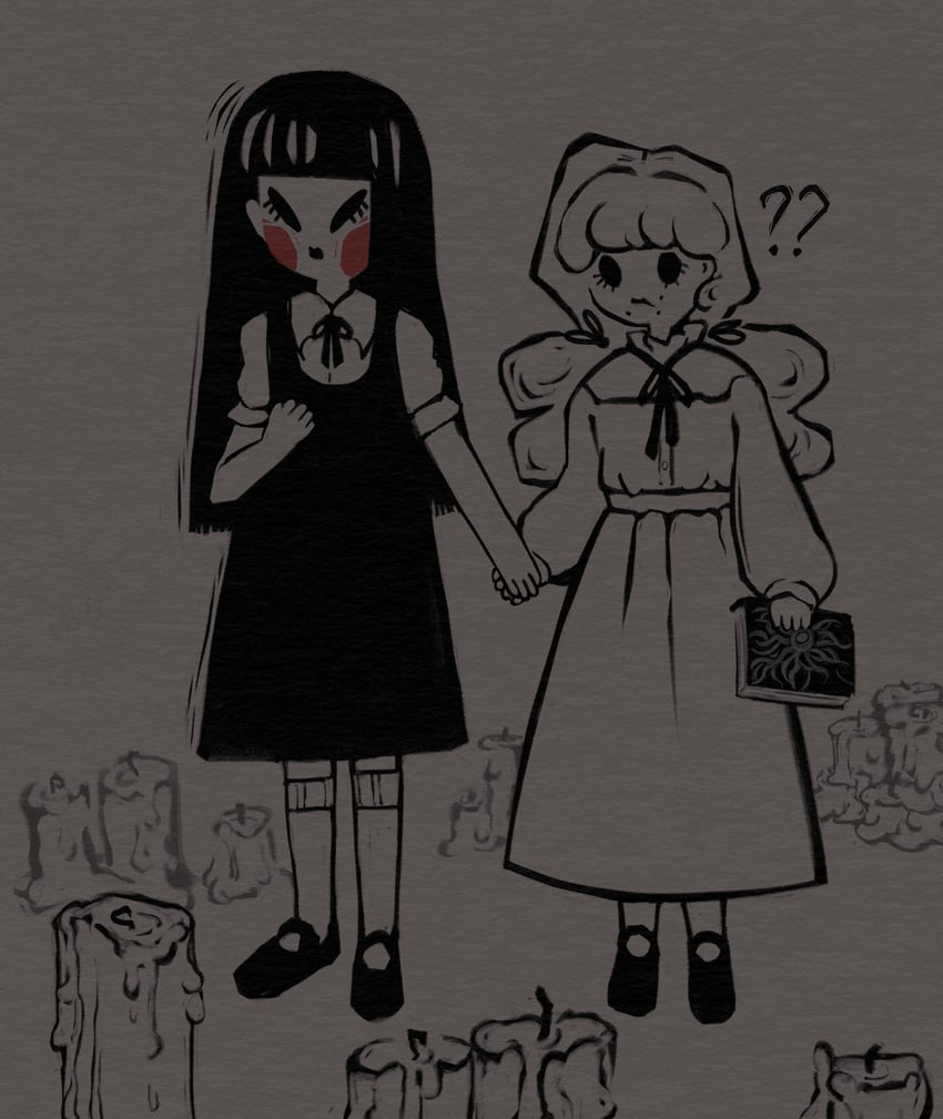 samarie and marina domek (fear and hunger termina) drawn by kawwwwou