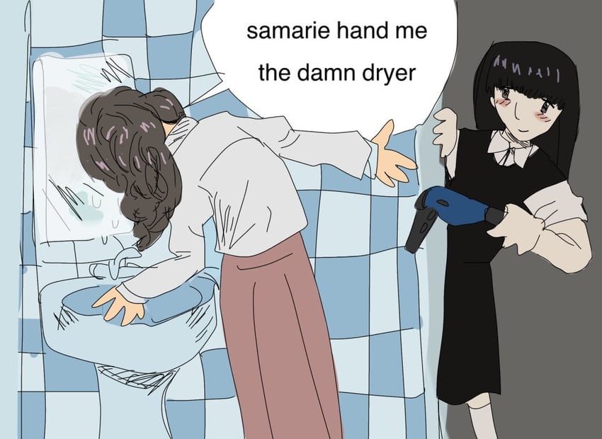 samarie and marina domek (fear and hunger termina) drawn by samarie00109101