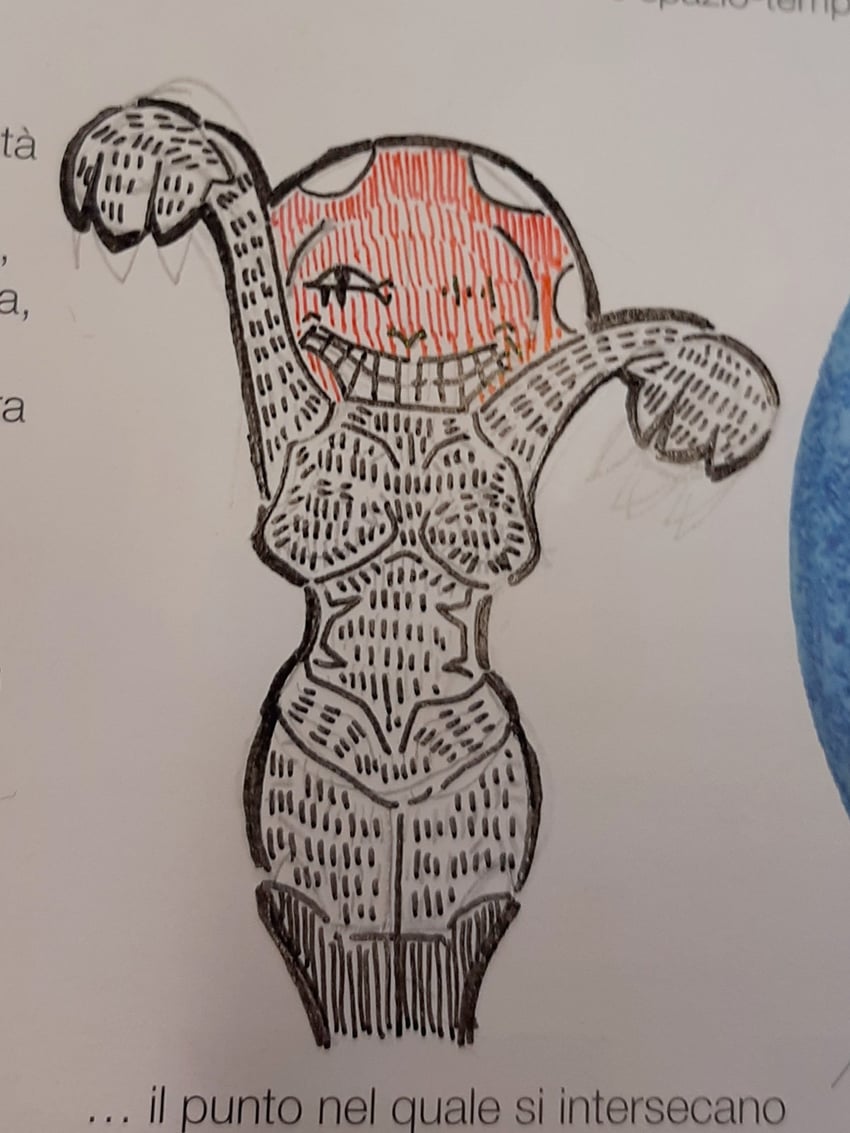 dysmorphia (fear and hunger termina) drawn by maryhatestwt