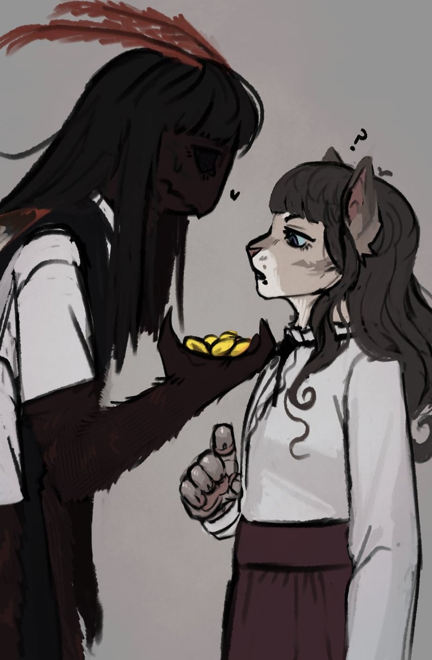samarie and marina domek (fear and hunger termina) drawn by slither_pia