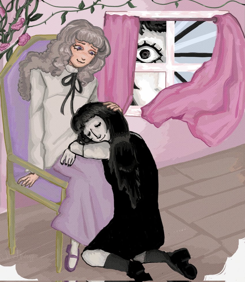 samarie and marina domek (fear and hunger termina) drawn by nocturemy