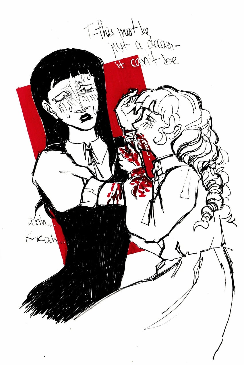 samarie and marina domek (fear and hunger termina) drawn by citricperfume