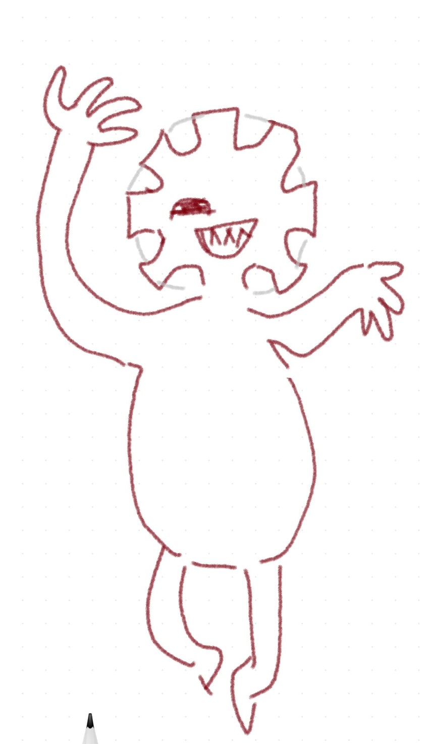 dysmorphia (fear and hunger termina) drawn by pigunderquilt