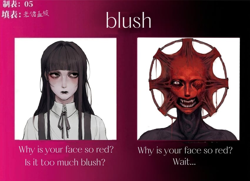 samarie and dysmorphia (fear and hunger termina) drawn by pigunderquilt