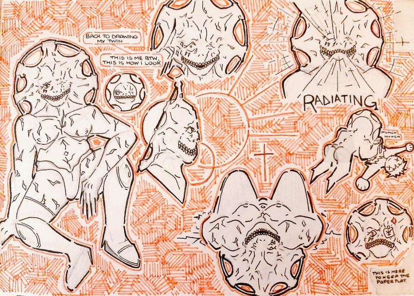 dysmorphia (fear and hunger termina) drawn by maryhatestwt