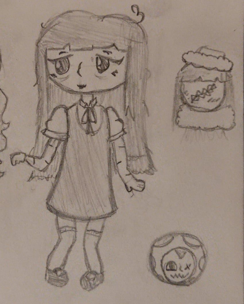 samarie and dysmorphia (fear and hunger termina) drawn by volcam