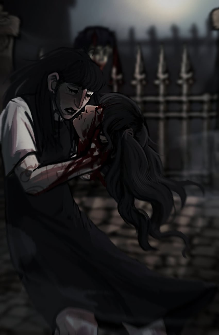 samarie and marina domek (fear and hunger termina) drawn by slither_pia