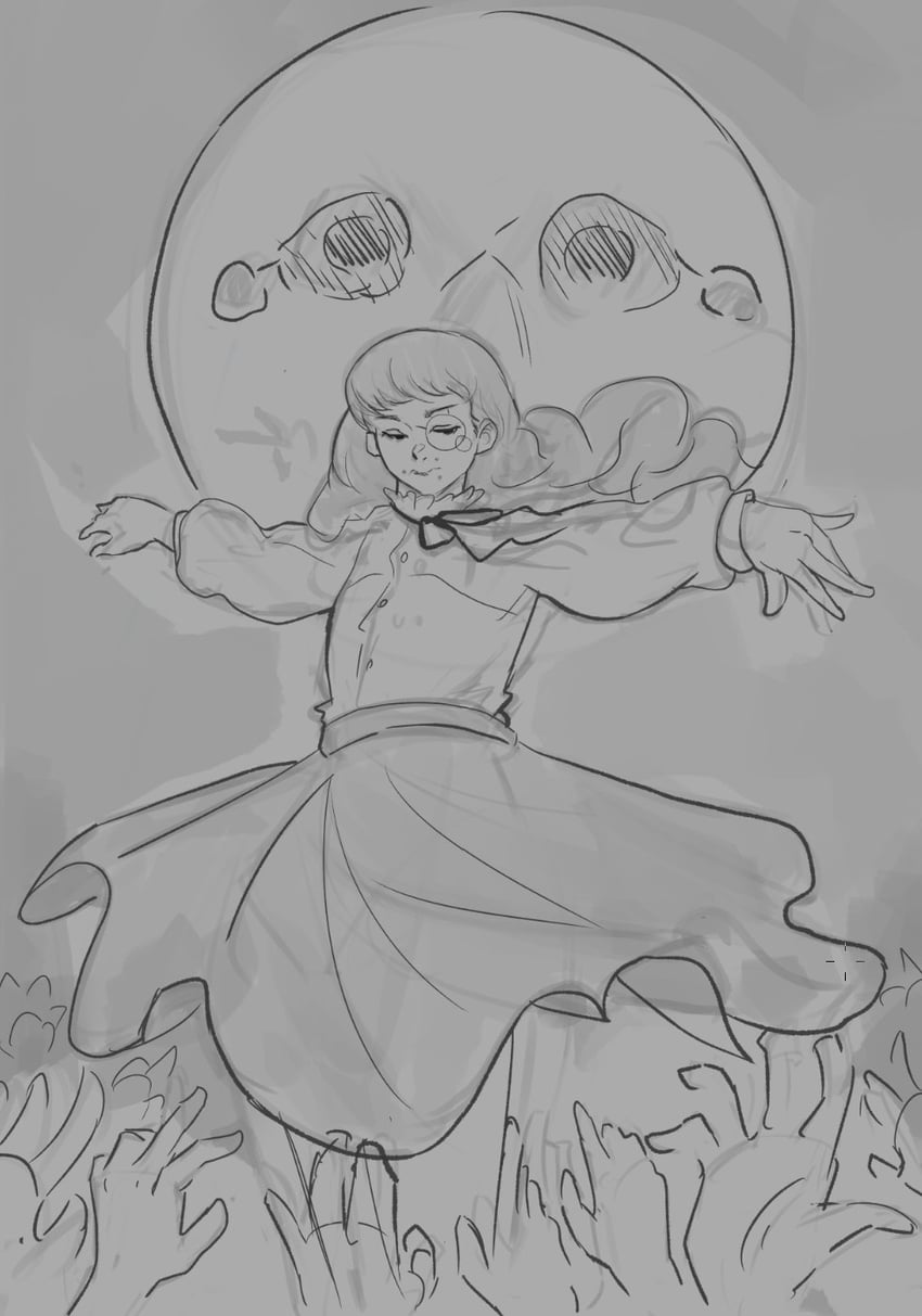 marina domek and rher (fear and hunger termina) drawn by c5tsu