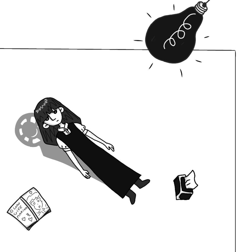 samarie and dysmorphia (fear and hunger termina) drawn by biffe_010
