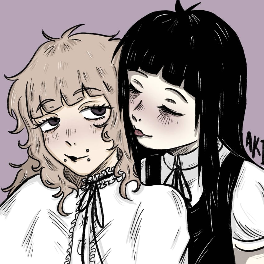 samarie and marina domek (fear and hunger termina) drawn by aki