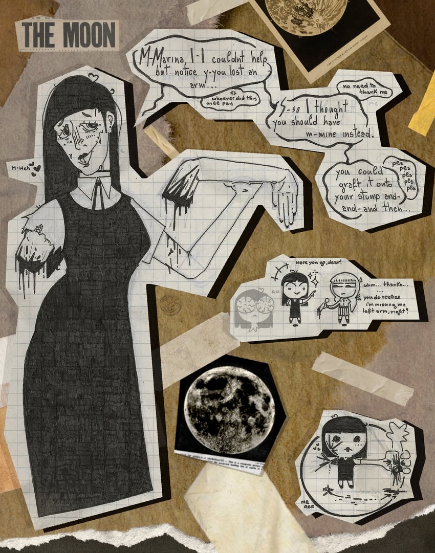 samarie, marina domek, and rher (fear and hunger termina) drawn by maryhatestwt