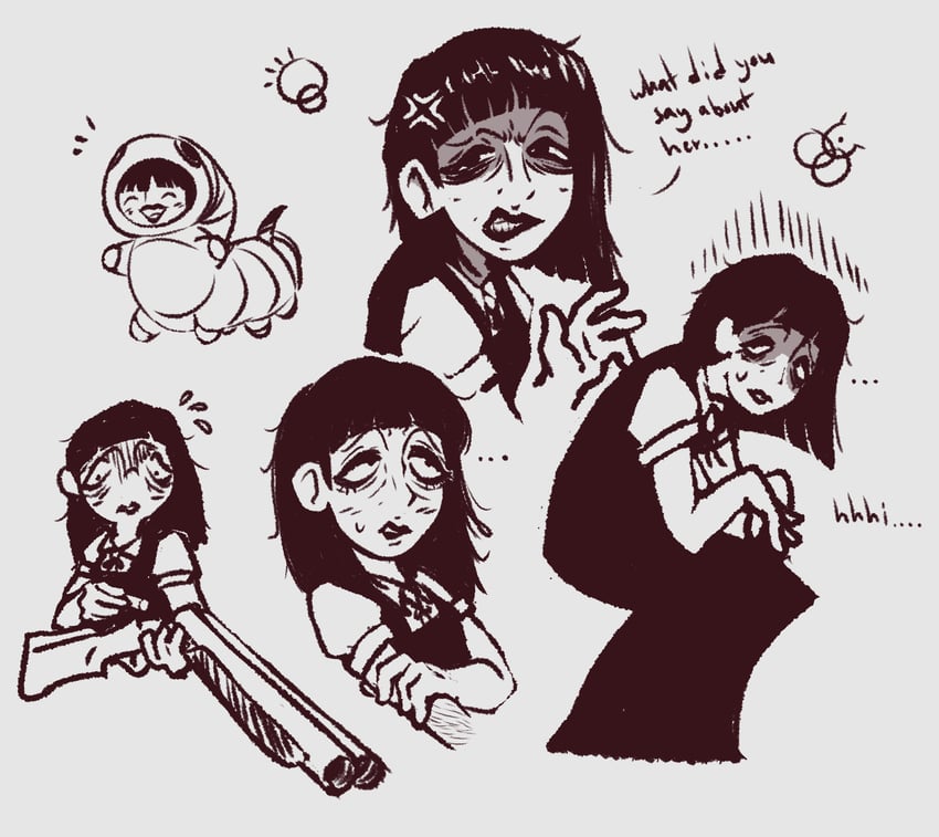 samarie and marina domek (fear and hunger termina) drawn by bapobabingo
