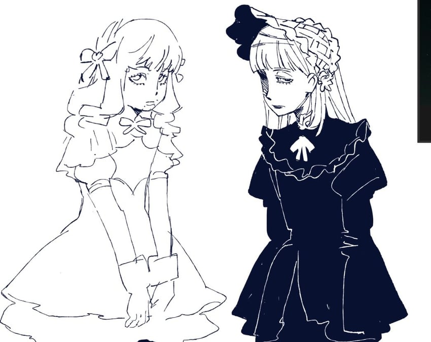 samarie and marina domek (fear and hunger termina) drawn by cuckfootjobs