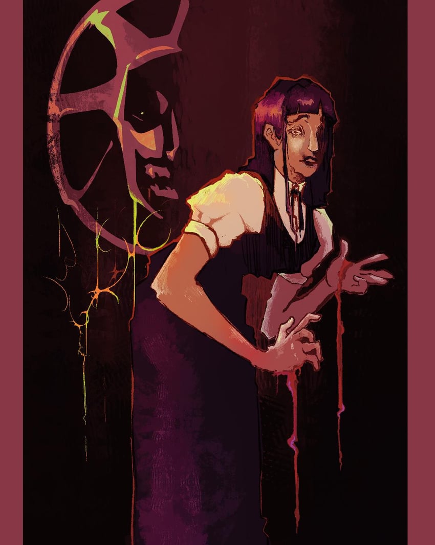 samarie and dysmorphia (fear and hunger termina) drawn by katastraa