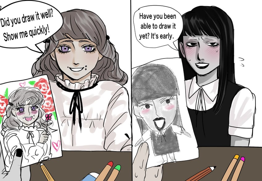 samarie and marina domek (fear and hunger termina) drawn by bspp1031