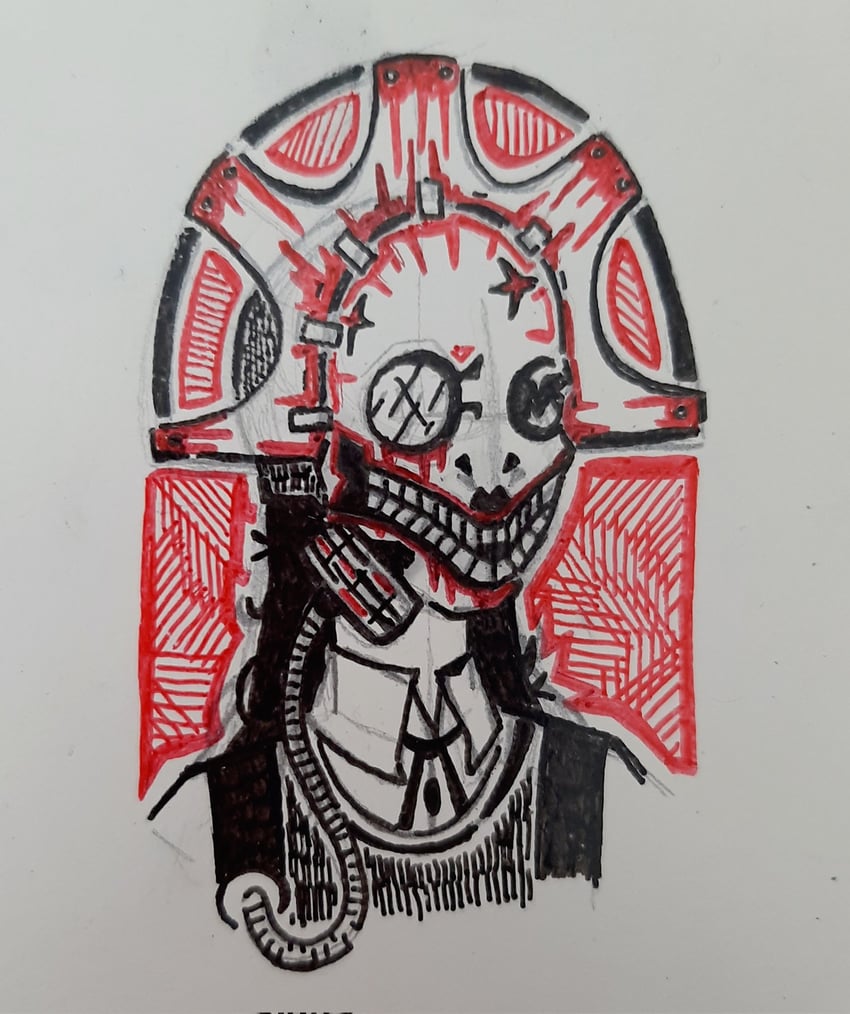 samarie and dysmorphia (fear and hunger termina) drawn by maryhatestwt