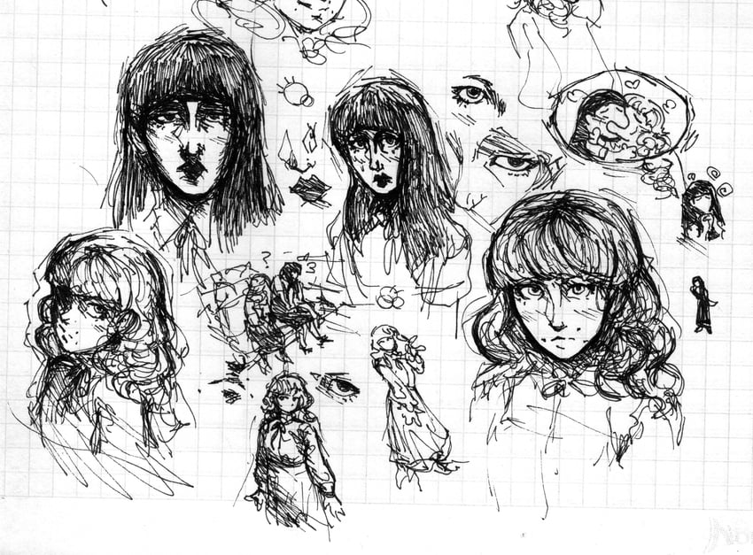 samarie and marina domek (fear and hunger termina) drawn by chakadonb