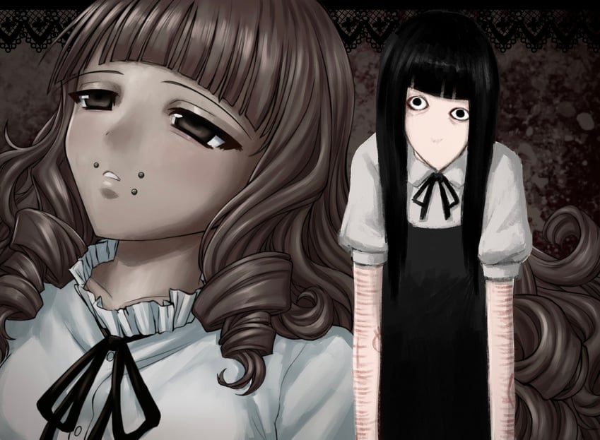 samarie and marina domek (fear and hunger termina) drawn by ikaricide