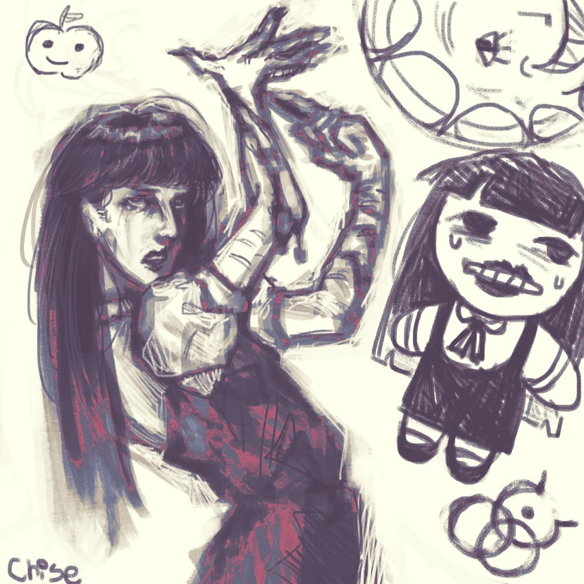 samarie and dysmorphia (fear and hunger termina) drawn by hachisetori