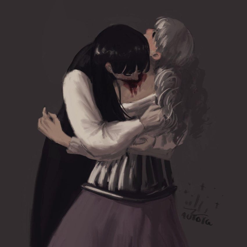 samarie and marina domek (fear and hunger termina) drawn by himecoisa