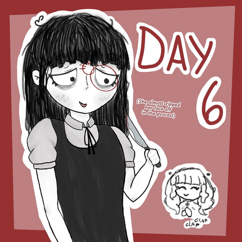 samarie and marina domek (fear and hunger termina) drawn by volcam