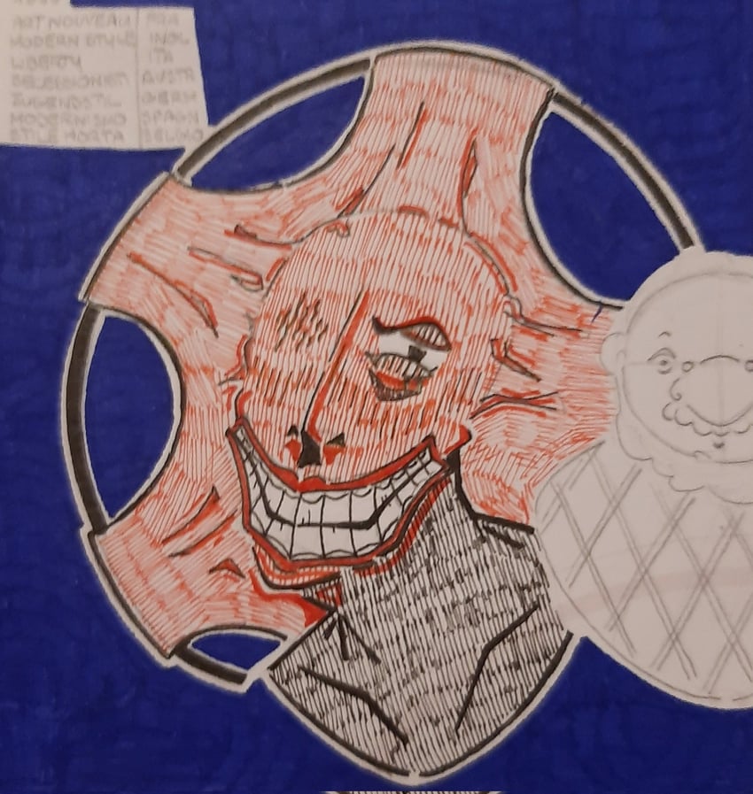 dysmorphia (fear and hunger termina) drawn by maryhatestwt