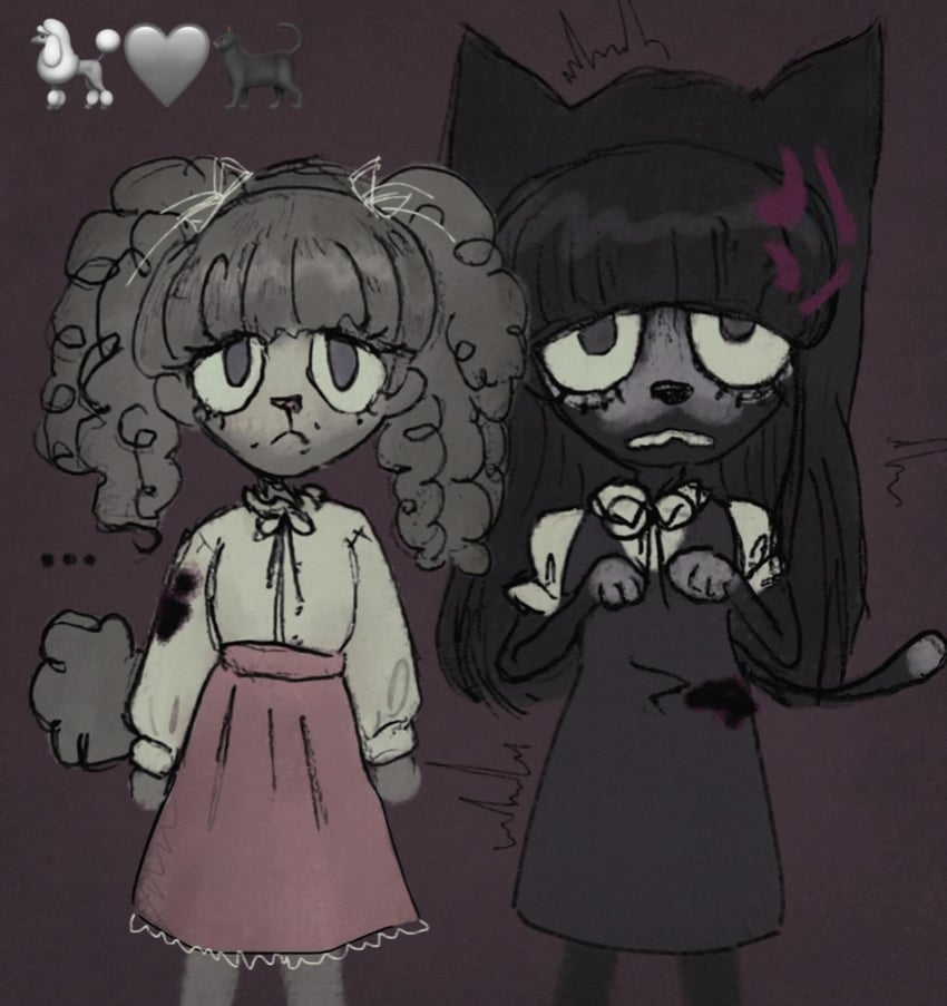 samarie and marina domek (fear and hunger termina) drawn by prisonette