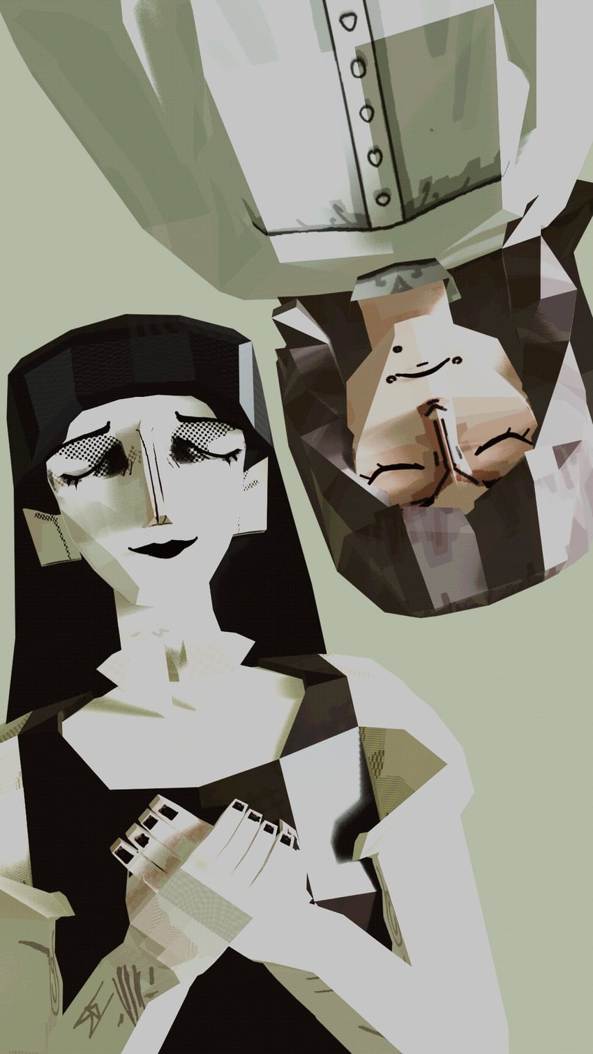 samarie and marina domek (fear and hunger termina) drawn by specta