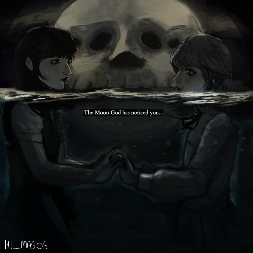 samarie, marina domek, and rher (fear and hunger termina) drawn by hi_masos