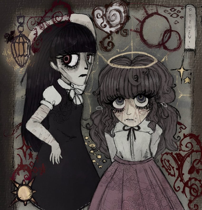 samarie and marina domek (fear and hunger termina) drawn by prisonette