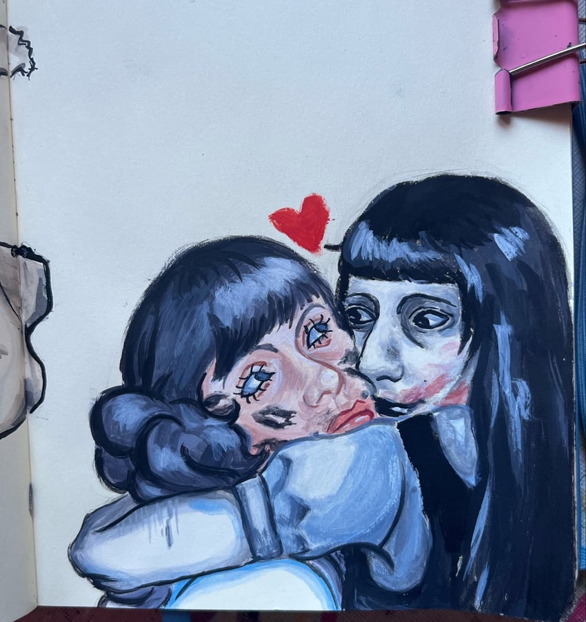 samarie and marina domek (fear and hunger termina) drawn by lidl