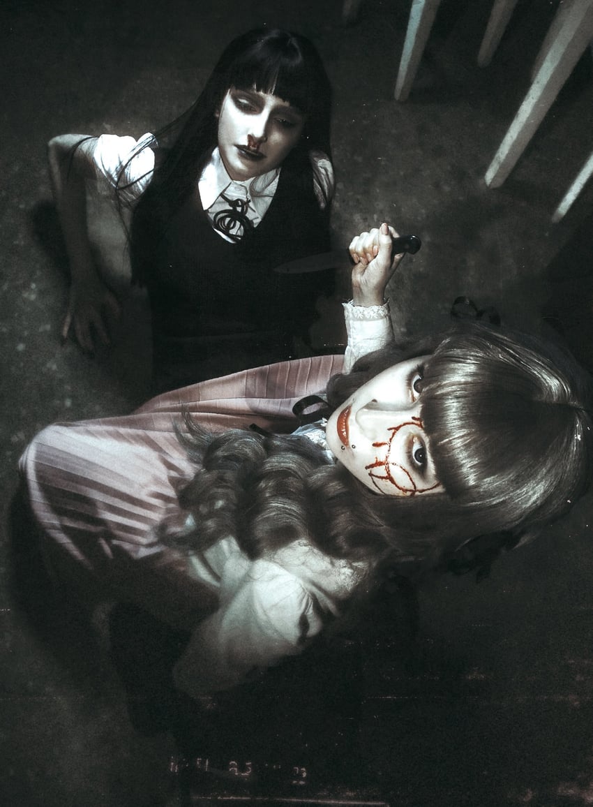 samarie and marina domek (fear and hunger termina) drawn by dari_0420