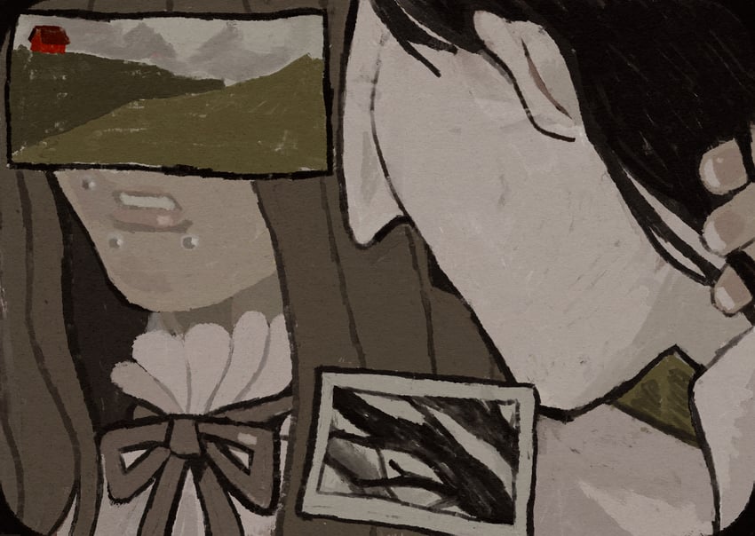 samarie and marina domek (fear and hunger termina) drawn by wombrion