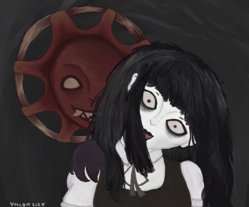 samarie and dysmorphia (fear and hunger termina) drawn by volcam