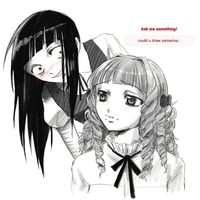 samarie and marina domek (fear and hunger termina) drawn by ikaricide