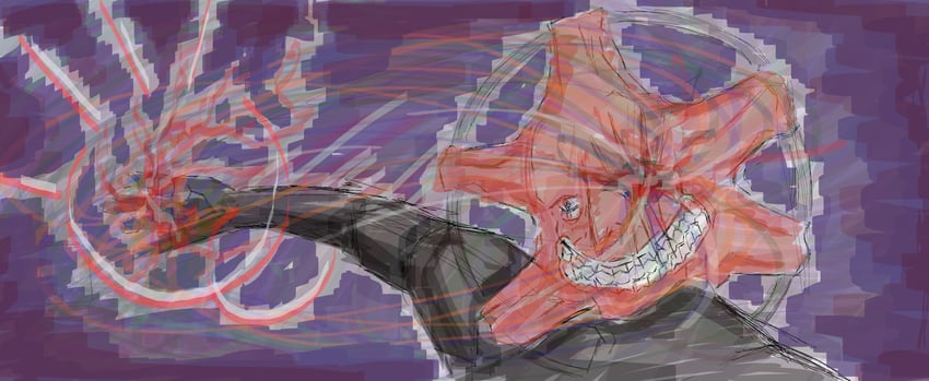 dysmorphia (fear and hunger termina) drawn by maryhatestwt